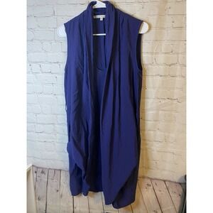 Rachel by Rachel Roy Women‎ 6 Dress Purple Tie No Belt Sleeveless Casual